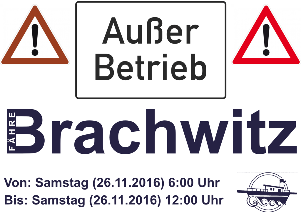 Fähre Brachwitz außer Betrieb 26.11.2016